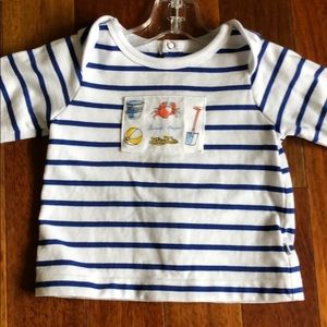 Jacadi- Cotton 6 month old top. Comfy and Chic